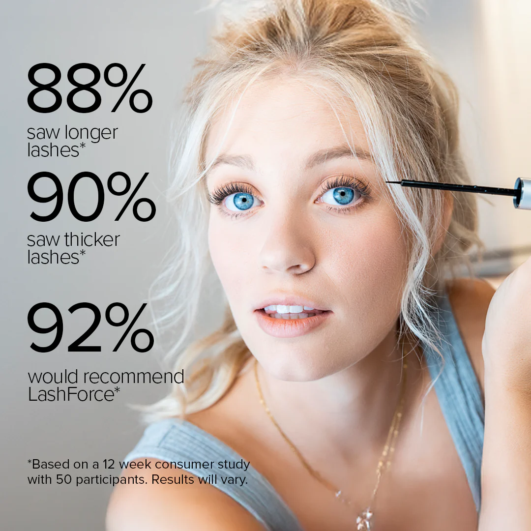 NYK1 LashForce Eyelash Growth Serum for Longer, Thicker & Fuller Lashes. 4-6 month usage - Image 4