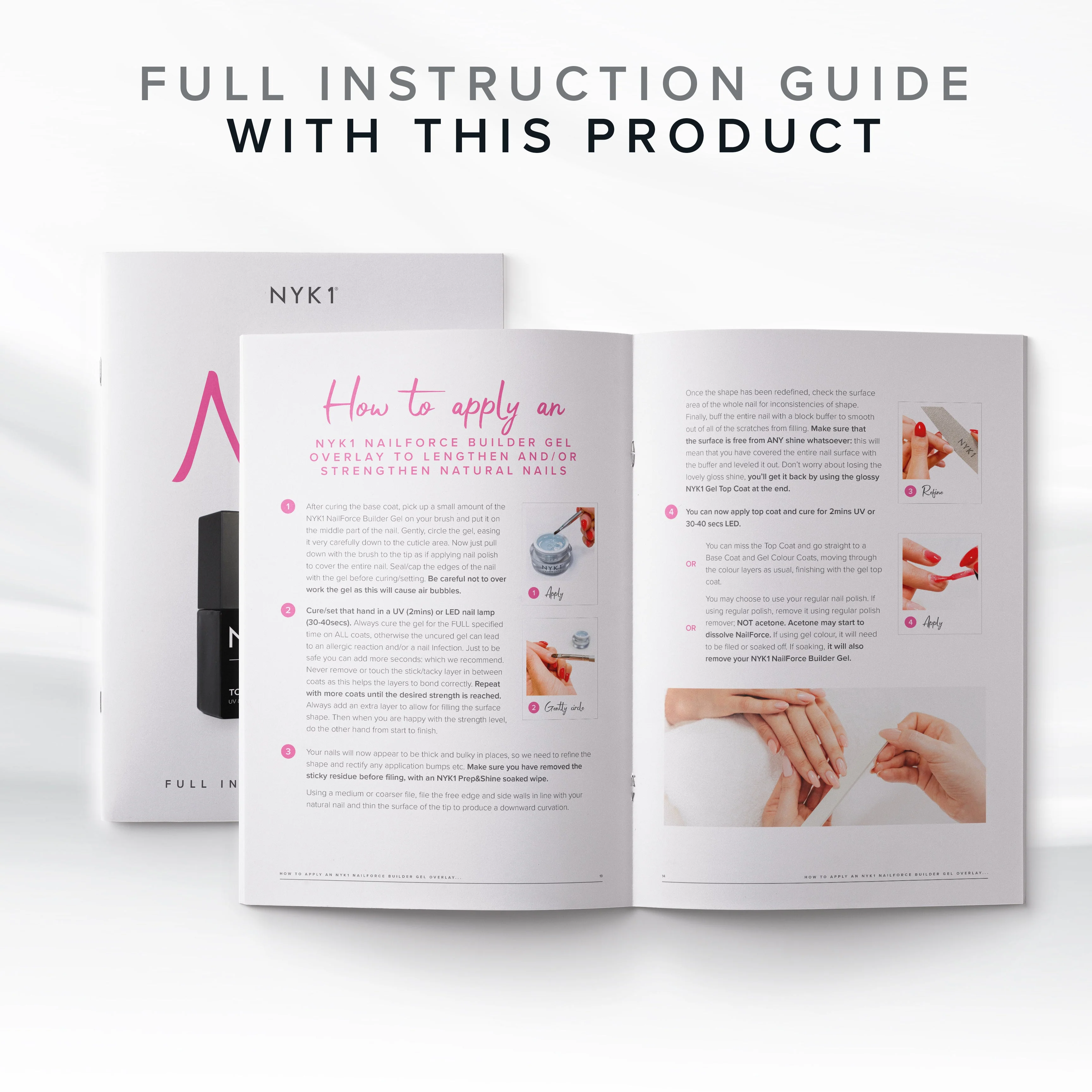 NYK1 NailForce Poly Builder Gel Nail Repair - Image 13