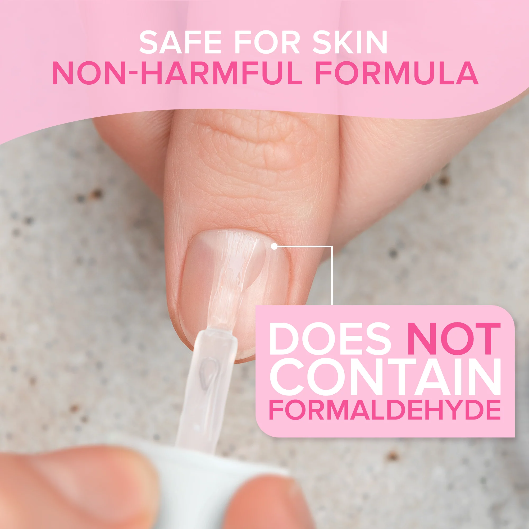 NYK1 NailBond Brush On Nail Glue & Clear Nail Tips - Coffin Shaped (500 PCS - 10 Sizes) - Image 7