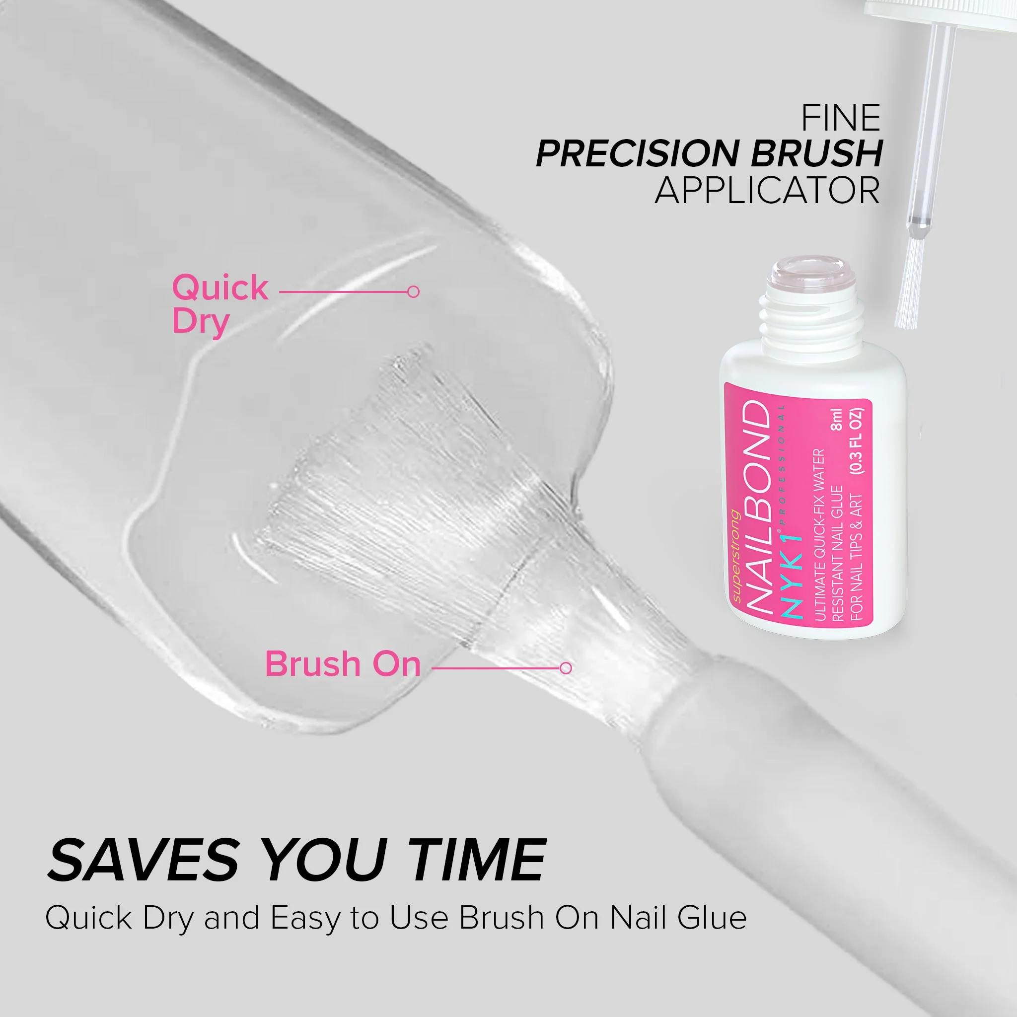 NYK1 NailBond Super Strong Nail Glue - Image 7