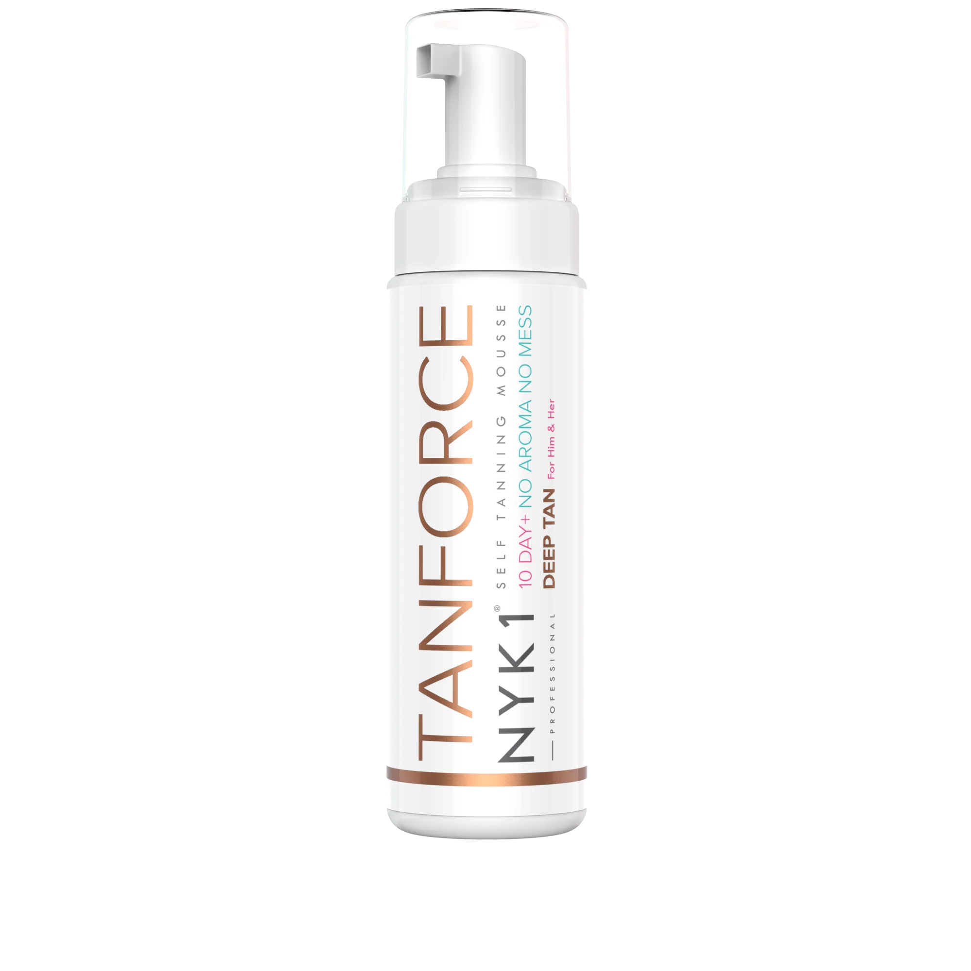 NYK1 TanForce Tan Invisible Body and Face Tanning Foam Mousse - Image 9