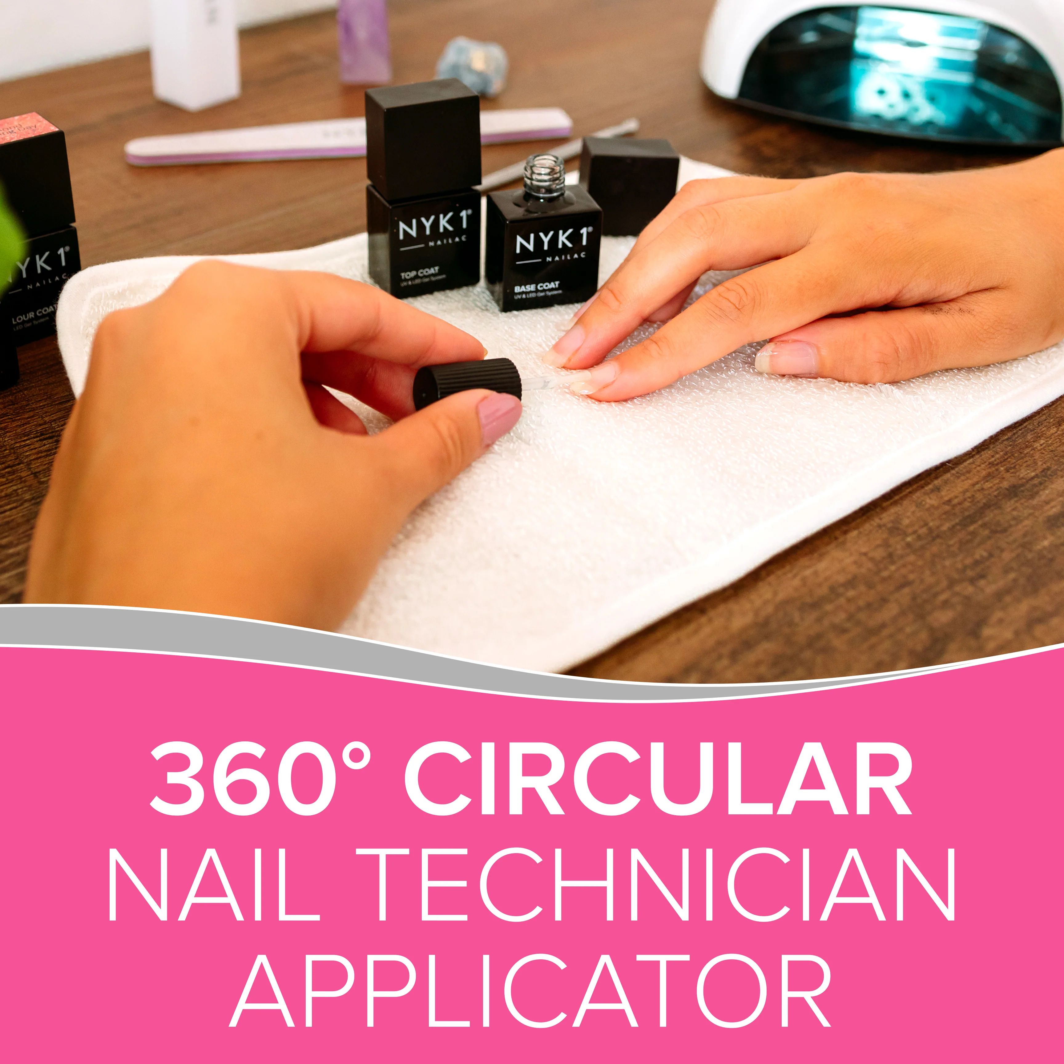 NYK1 Top and Base Coats Gel Nail - Image 4