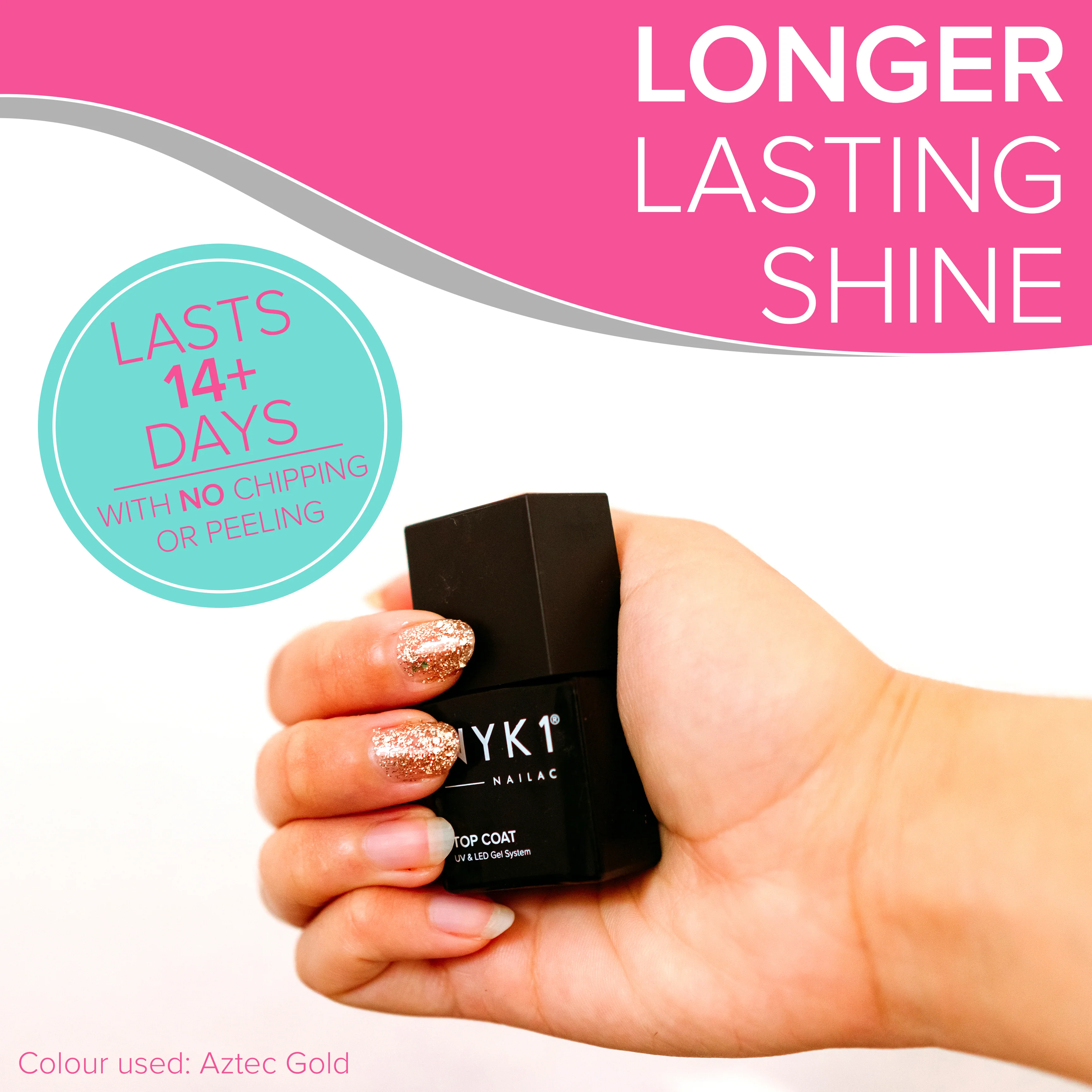 NYK1 Top and Base Coats Gel Nail - Image 7