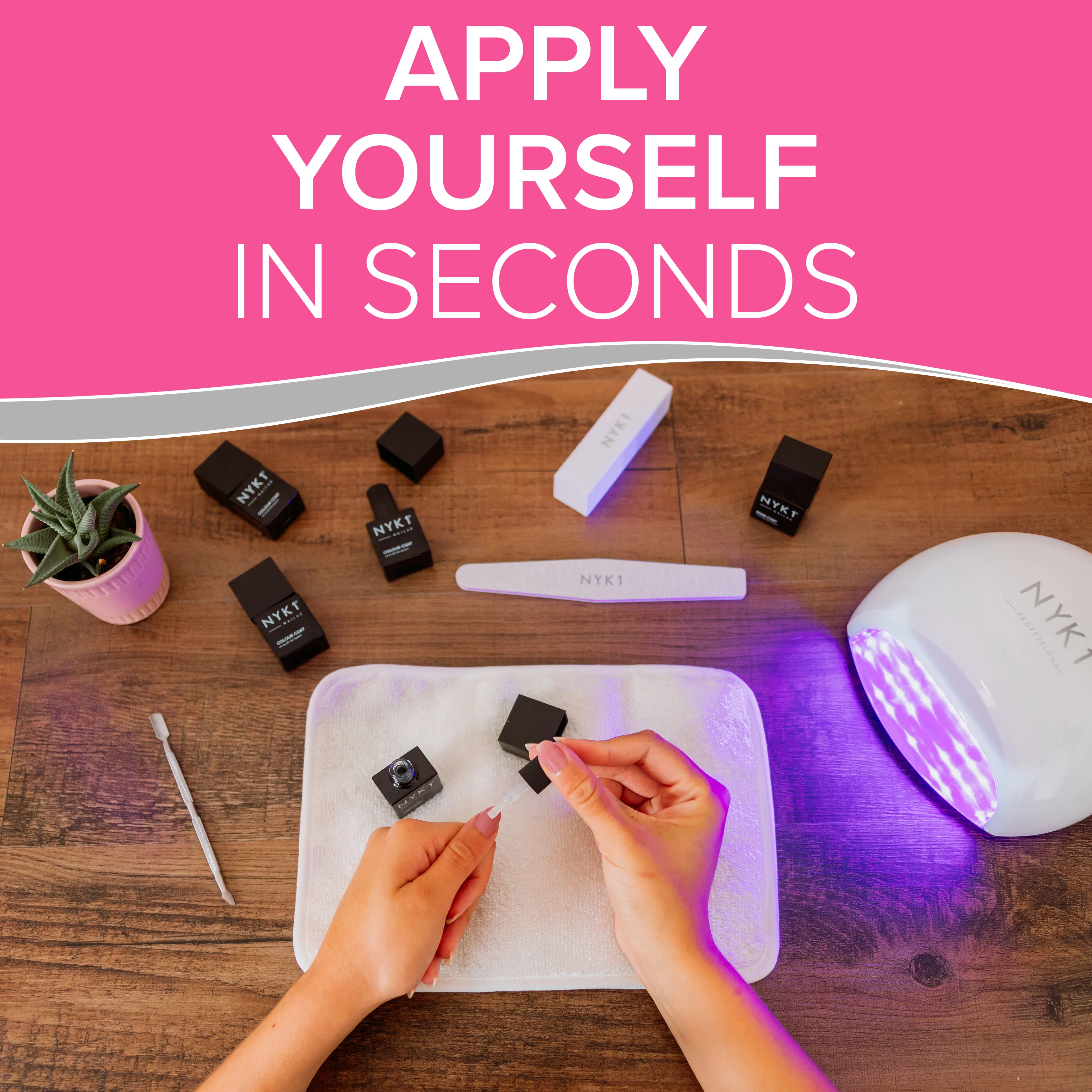 NYK1 Nailac Clear Gel Polish Top Coat - Image 7