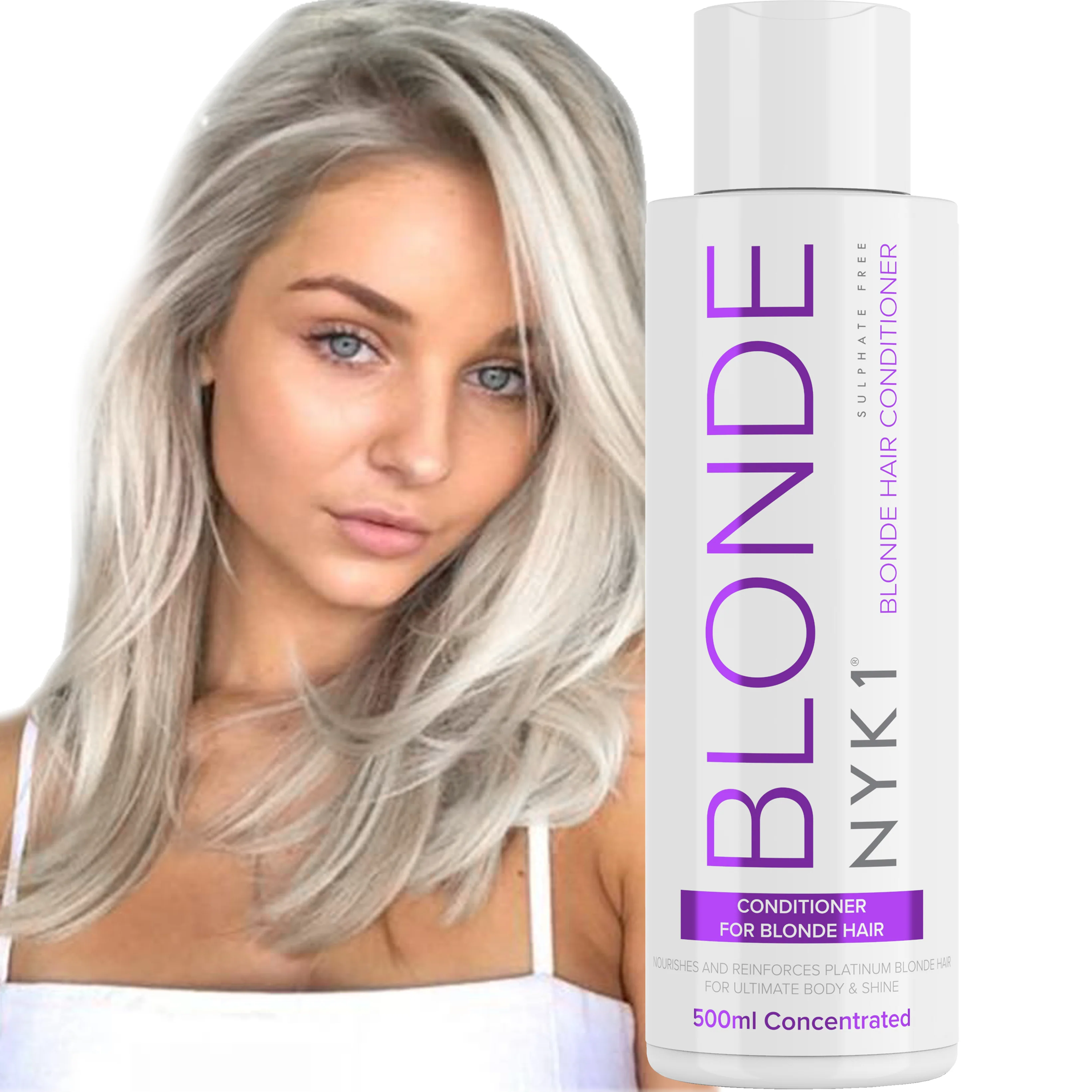 NYK1 Purple Shampoo & Conditioner For Blonde Hair Sulphate Free - Image 13