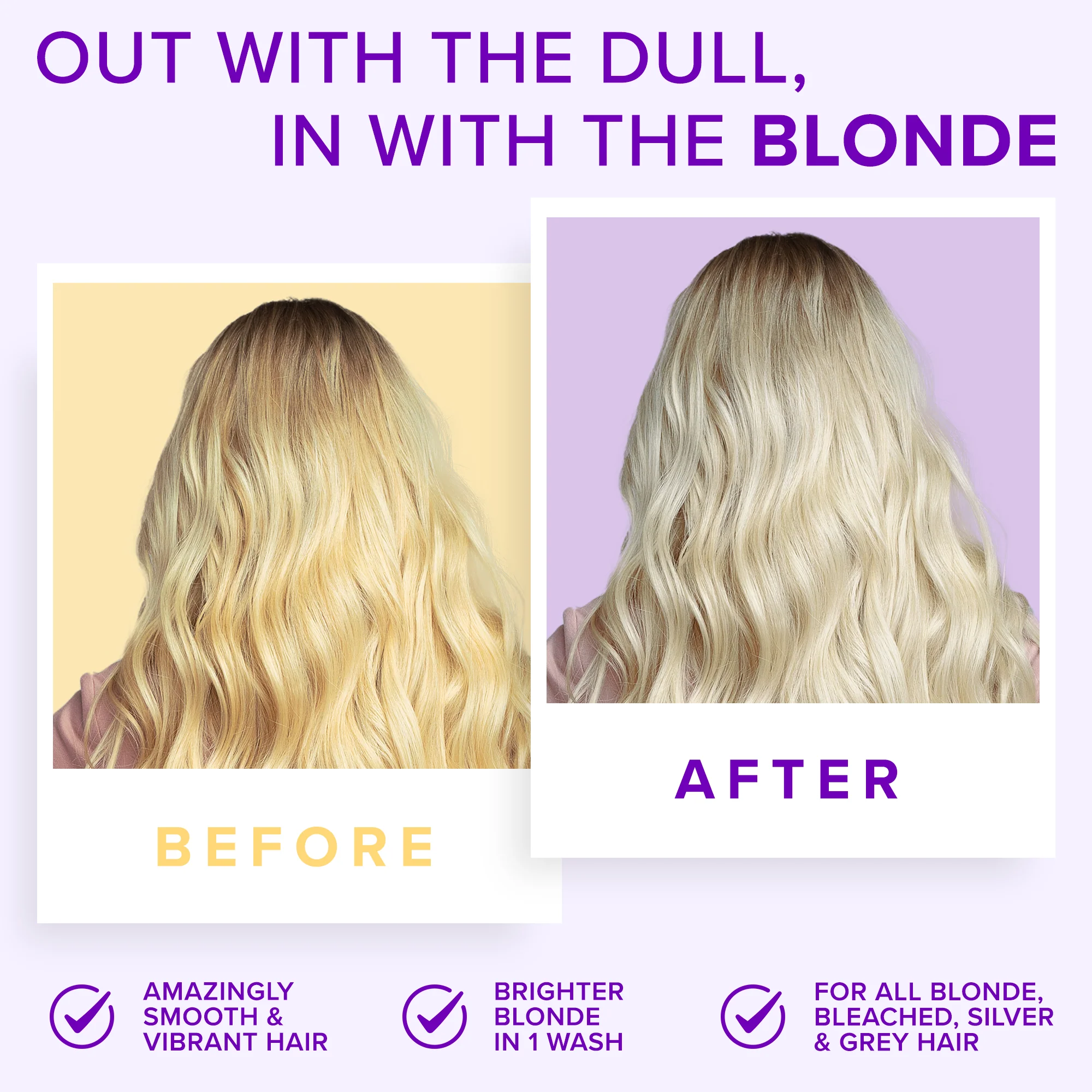 NYK1 Purple Shampoo & Conditioner For Blonde Hair Sulphate Free - Image 3
