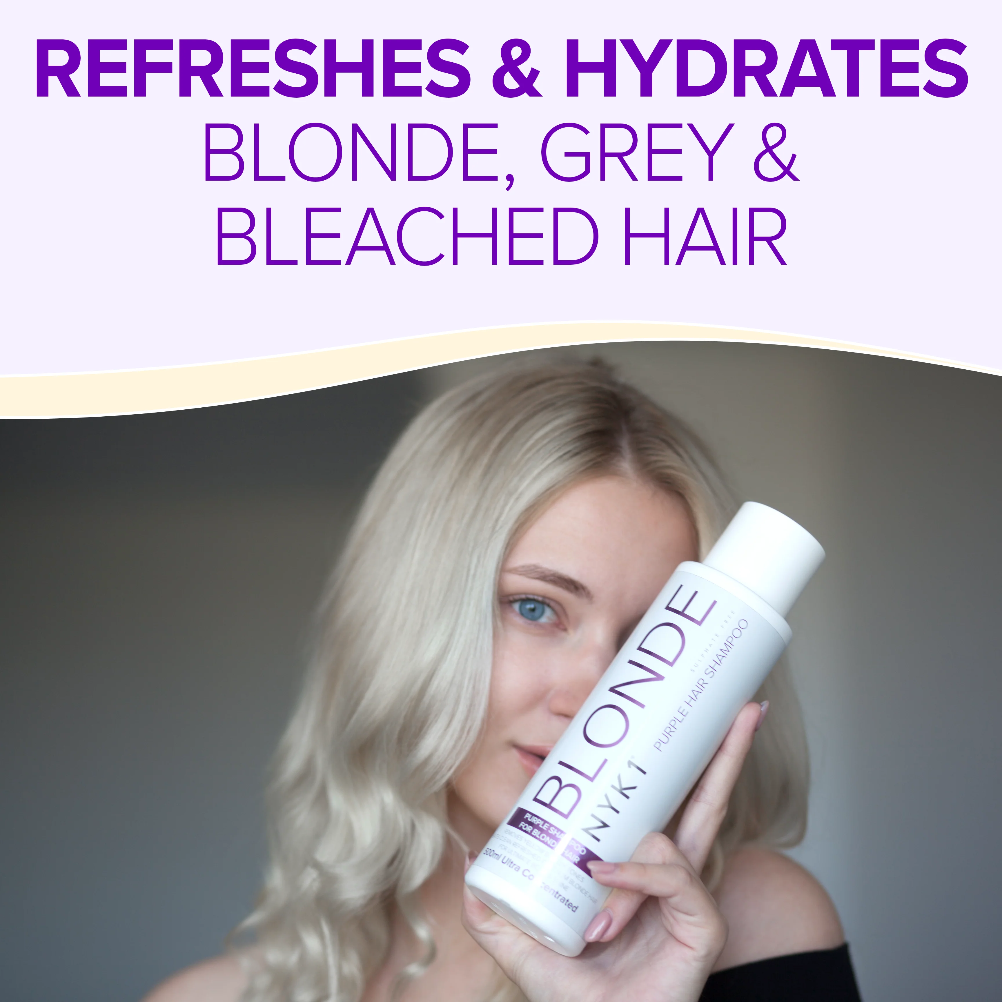 NYK1 Purple Shampoo & Conditioner For Blonde Hair Sulphate Free - Image 6